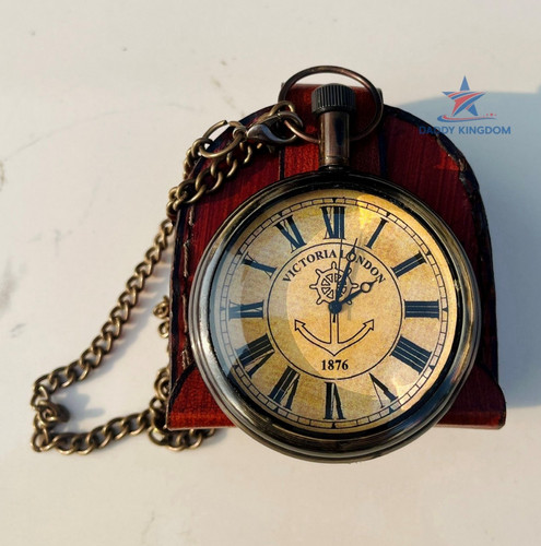 Vintage messing taschenuhr - vintage,