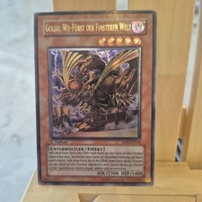Yu-Gi-Oh Goldd, Wu-Fürst der Finsteren Welt EEN-DE024 Ultimate Rare 1. Auflage