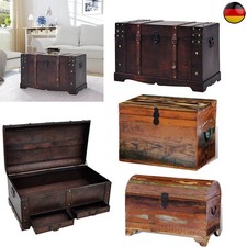 Holz schatztruhe kaffetisch - holz,