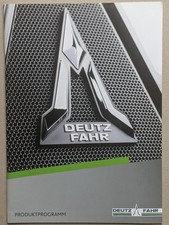 DEUTZ-FAHR PRODUKTPROGRAMM Mähdrescher Traktoren Prospekt Bulldog Schlepper