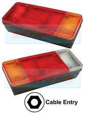 2x REAR TAIL LIGHTS LAMPS FOR