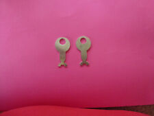 2 Metall Schlüssel für Spardosen