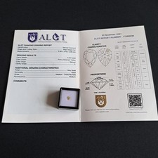 0.33ct Fancy Greenish Yellow Diamant. Geschenk/ Wertanlage mit Zertifikat