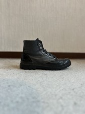 Palladium Leder Boots Schwarz