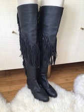Schutz overknee lederstiefel - schutz,