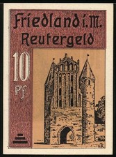 Notgeld Friedland i. M., 10
