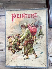 alter antiker Malkasten Wasserfarbkasten um 1900