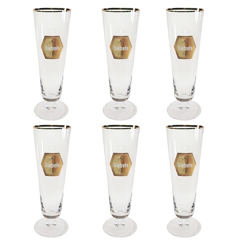 Diebels bierglas tulpe glas - 6x,