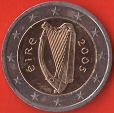 Irland - 2 Euro-Kursmünze - 2005 - Irische Harfe