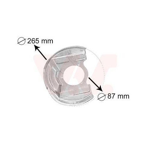 Spritzblech bremsscheibe - 1x, spritzblech,