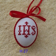 Kreuzstich Osterei, Handarbeit