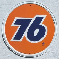 Union 76 Gasoline USA Tankstellen Logo Metall Werbung Schild