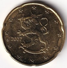 20 Cent Coin Finland - 2007 -