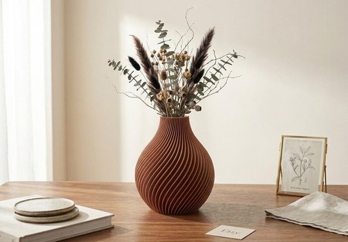 Moderne spindel vase - moderne,