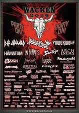 2x Wacken WOA Harder-Ticket