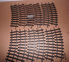 7] 12x LGB/Playmobil 1100/4354 gebogene Gleise R1 30 Grad (Außenanlage)
