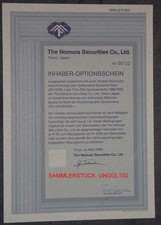 The Nomura Securites Co., Ltd. 1er-OS 1988