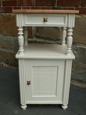 Alte Antike  Säulen Nachtkommode , Nachttisch im Landhaus - Stil ca.1900
