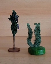 Indianer Zubehör Strauch Busch Baum Spielzeug DDR Wildwest Modellbau Basteln Lot