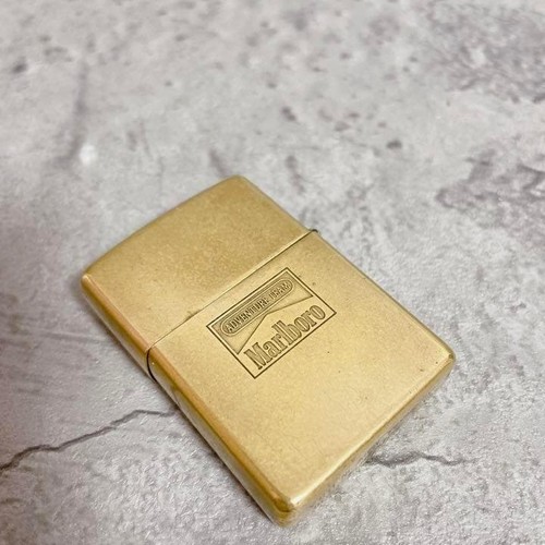 Zippo marlboro solid brass - marlboro,
