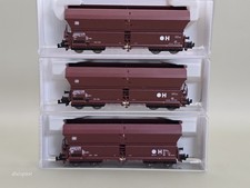 Spur N Fleischmann 852416 3-teiliges Großraum-Schüttgut-Waggon in OVP