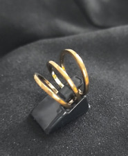 Silberring 925 Silber vergoldet  Triple Ring  925 TC AG  schönes Design