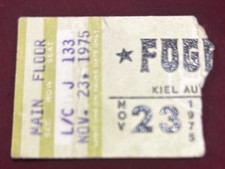 Vintage FOGHAT 1975 Concert