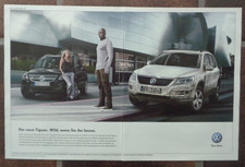 VW Tiguan Auto Werbung bzw Reklame, Heidi Klum & Seal