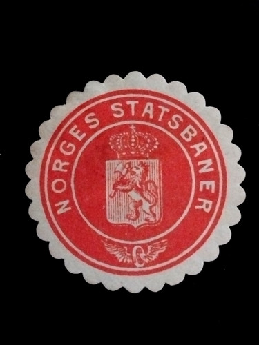 Siegelmarke norges statsbaner - siegelmarke,