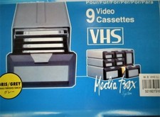 MEDIA BOX CANO VHS VIDEO CASSETTES