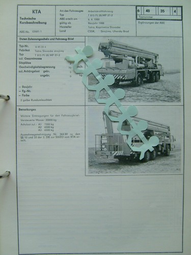 Cssr arbeits kfz tatra 815 - arbeits-kfz,