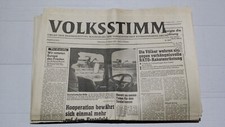 13.08.1981 VOLKSSTIMME d. DDR / GEBURTSTAG ZEITUNG / GEBURTSTAGSZEITUNG GESCHENK
