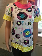 Kawaii TokiDoki Kuschelshirt Longsleeve weiß Gr. M / 38 / 40 Schallplatten Vinyl
