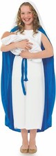 Jungfrau Maria Kostüm Kinder Mädchen Sternsinger Krippenspiel Kostüme S - XL