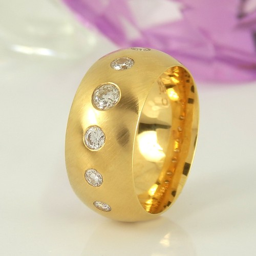 Luxus bandring 750 - luxus, gelbgold