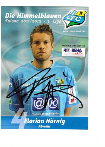 Florian hörnig autogramm - hörnig,