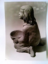 Dorothea Steigerwald, "Bitte", Plastik, Künstler AK, ungelaufen, ca. 1970