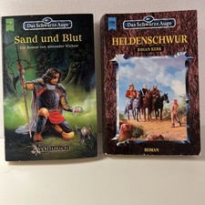 Das Schwarze Auge 2 Bände: Sand und Blut + Heldenschwur DSA HEYNE Verlag