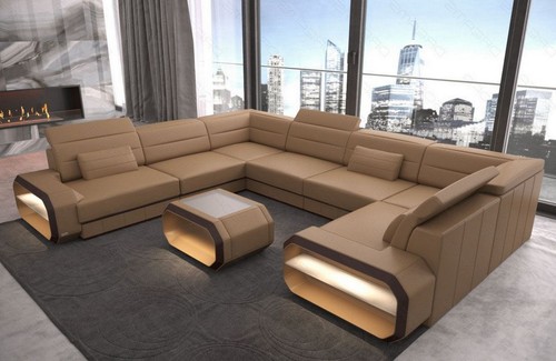Sofa wohnlandschaft leder - sofa,
