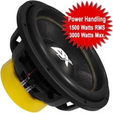 ESX QXE15D2 38cm 15" Subwoofer Chassis SPL 3000 Watt KFZ Auto Showcar QXE Woofer