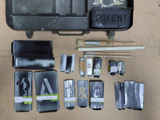 Schriftenmaler Schablonenausstattung m. Zubehöhr Maler Schablone BW Bundeswehr