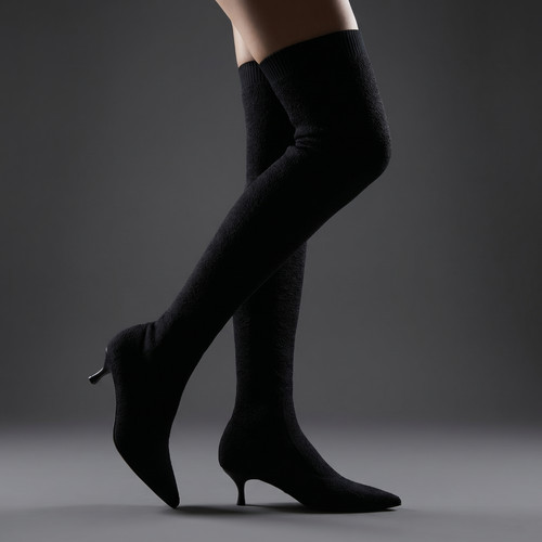Schwarze lederstiefel neu - lederstiefel,