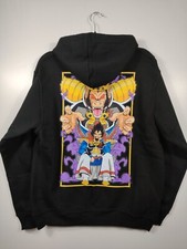 Dragon Ball Son Goku Affee König Vegeta Herren Hoodie Schwarz M