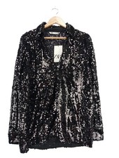 ZARA Glanzbluse Damen Bluse