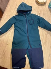 Schneeanzug Overall mit Kapuze,Ski Anzug, Gr. 80/90 1-2 Jahre Finkid Neuwertig
