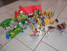 Playmobil Pferdehof Reitstall Bauernhof Tiere Paket Konvolut über 100 Teile