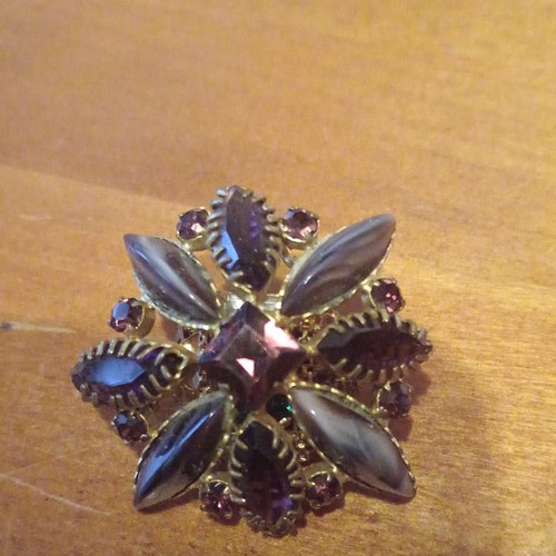 Vintage 50er blumen brosche - vintage, blumen-brosche