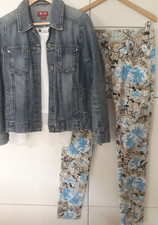 Modisches Sommer Set Damen Größe 38 Jeansjacke Hose Shirt Only Mustang