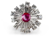 Ring rubin 5 ct - ca, 0,5