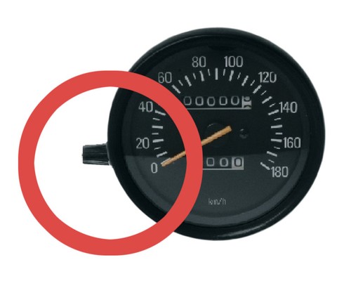 Sr500 tachometer knopf knob - sr500,
